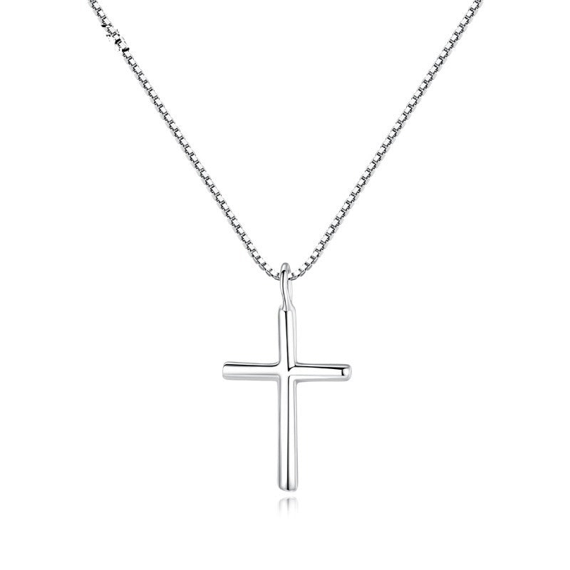 Collier croix argent