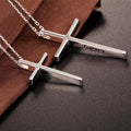 Collier croix argent pour homme