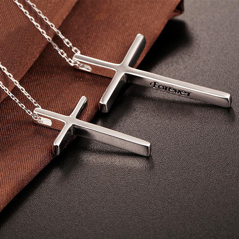 Collier croix argent pour homme