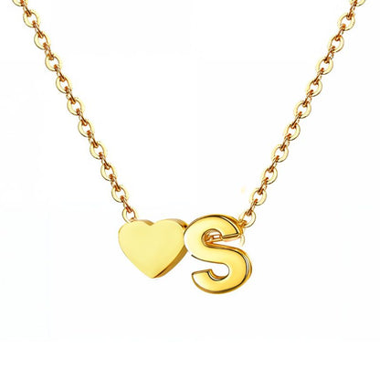 Collier initiale pour femme