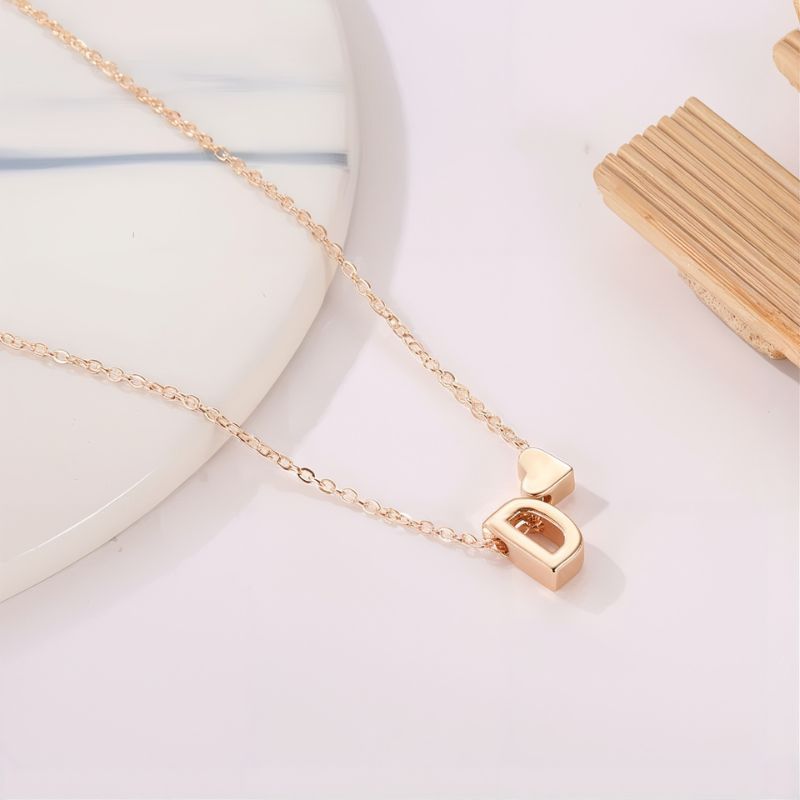 Collier initiale pour femme