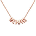 Collier prénom 3D à bulles