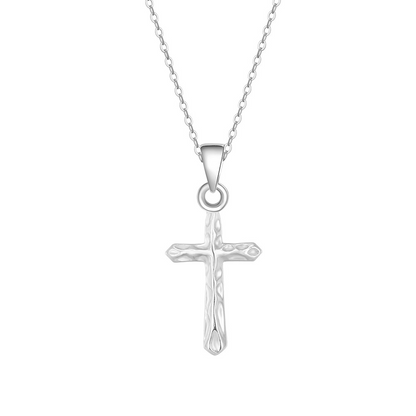 Collier croix femme argent
