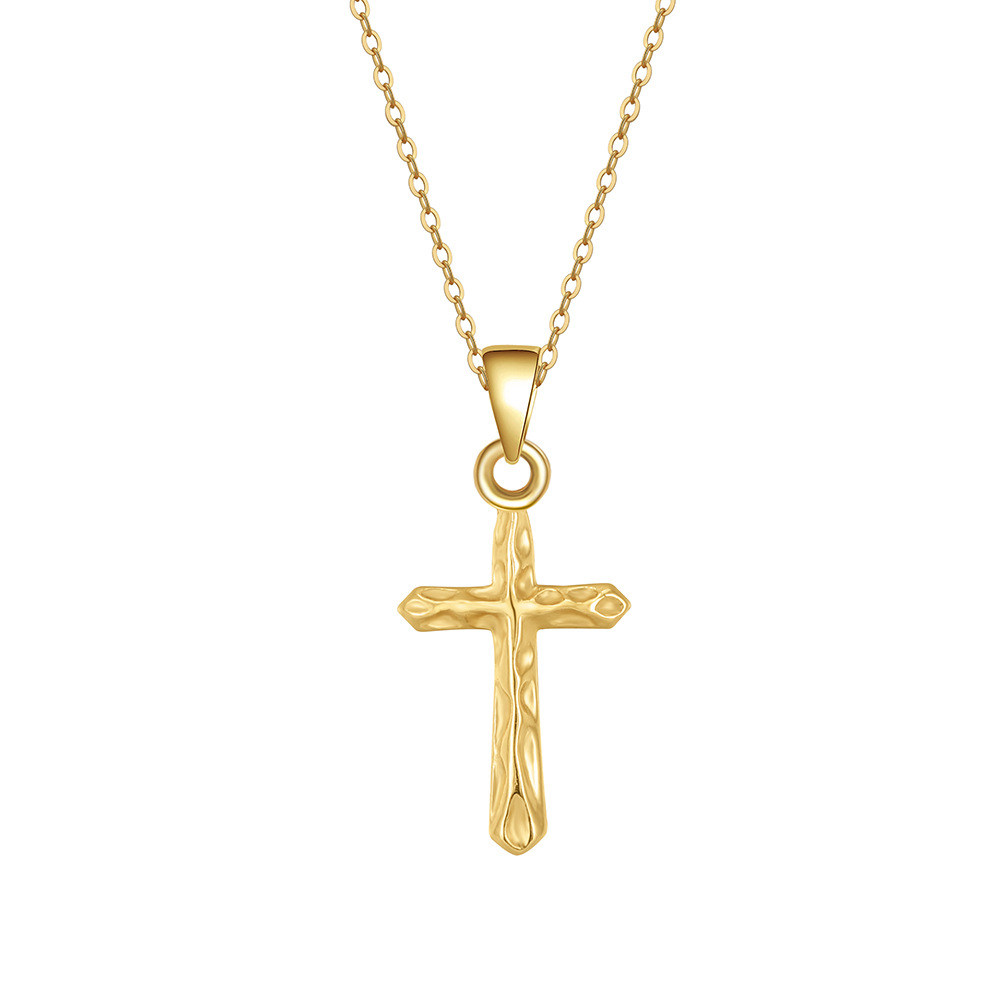 Collier croix femme argent