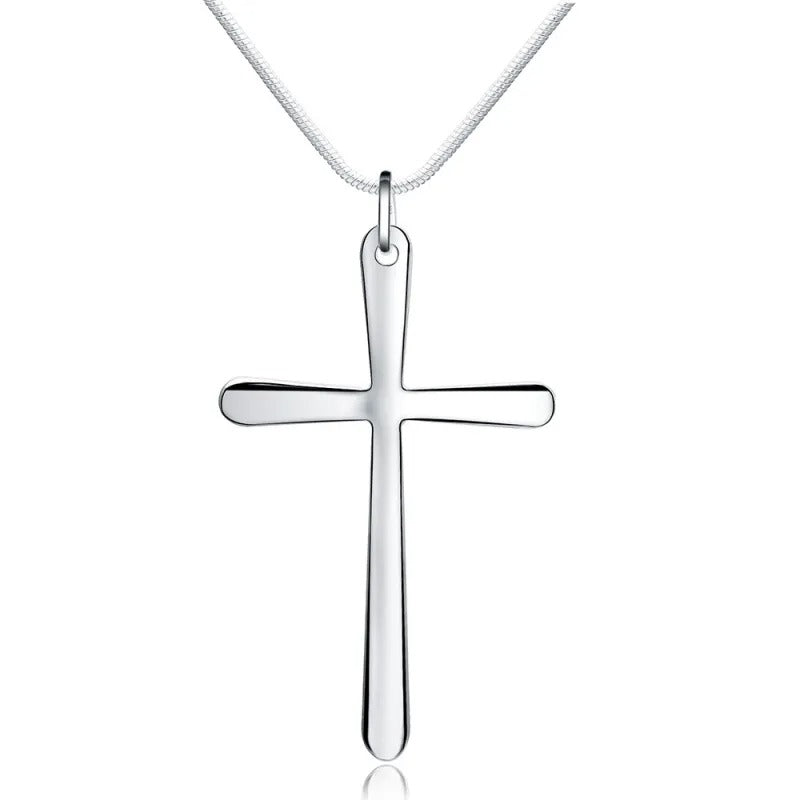 Collier croix moderne