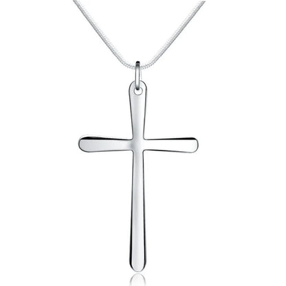 Collier croix moderne