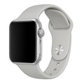 Bracelet silicone Apple Watch (gris)