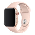 Bracelet silicone Apple Watch (rose clair)