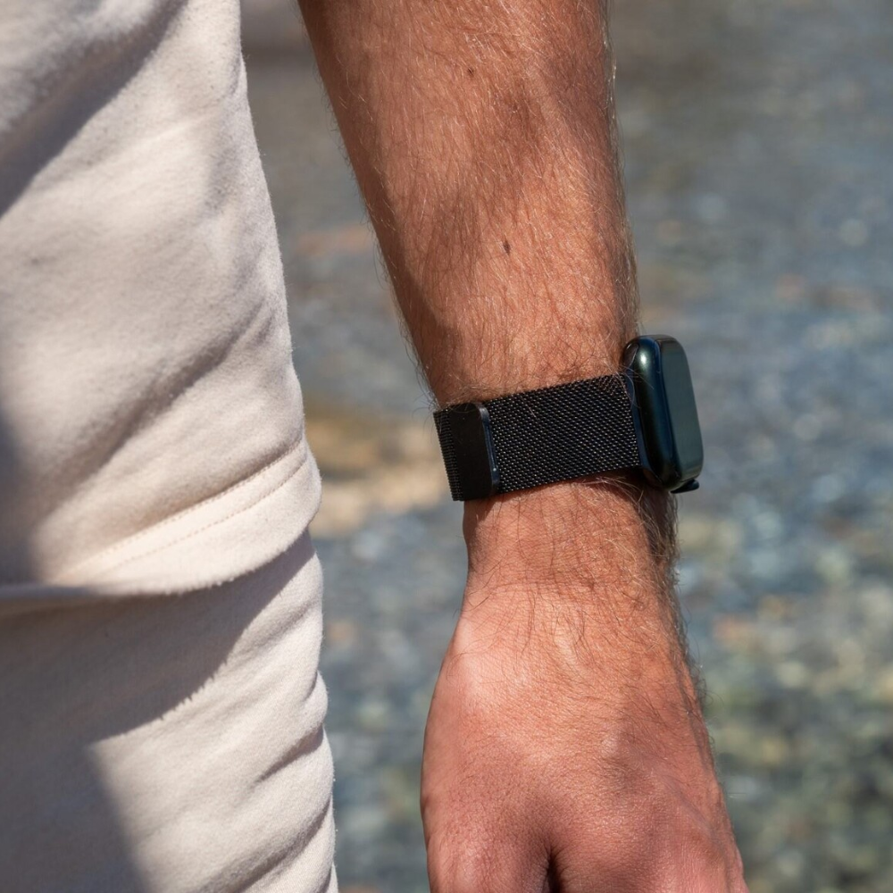 Bracelet Milanais Apple Watch (noir) 