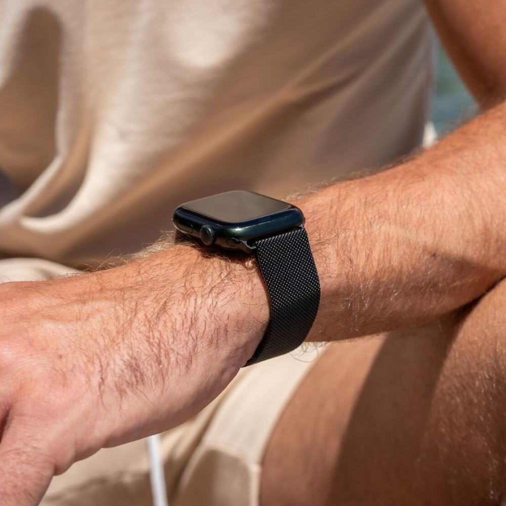 Bracelet Milanais Apple Watch (noir) 