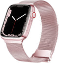 Bracelet Milanais Rose pour Apple Watch – Acier Inoxydable