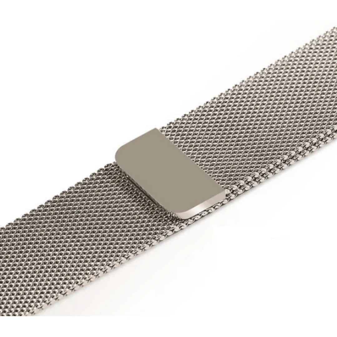Bracelet Milanais Apple Watch (lumière stellaire)