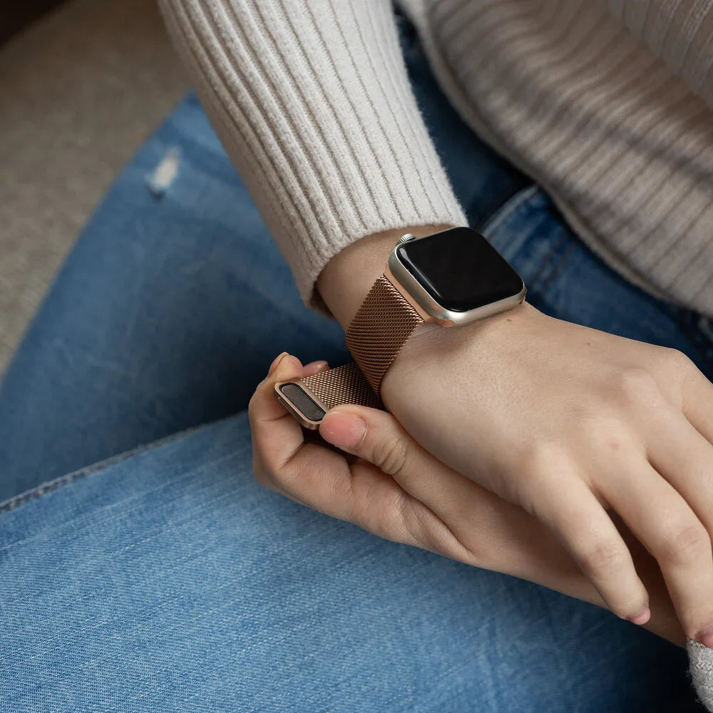Bracelet Milanais Apple Watch (rosé)