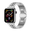 Bracelet Acier Inoxydable Jubilé Argent pour Apple Watch