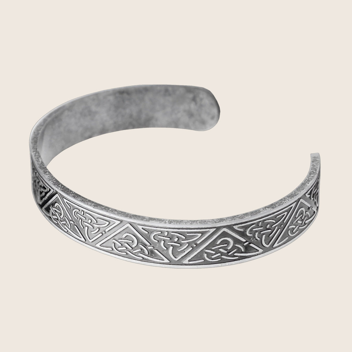 Bracelet à personnaliser, en acier inoxydable, motifs celtique, pour homme, modèle Emilien — photo 1