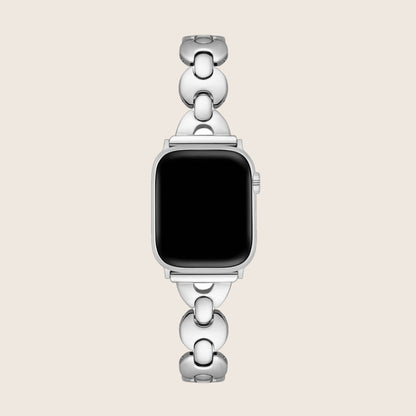 Bracelet Apple Watch à mailles marine, pour femme, design moderne, modèle Vily — photo 1
