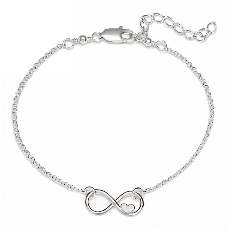 bracelet amour infini argent