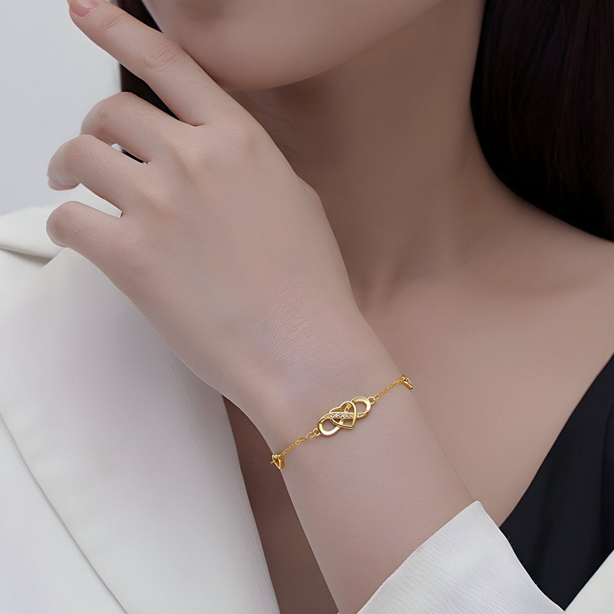 Bracelet Cœur Infini