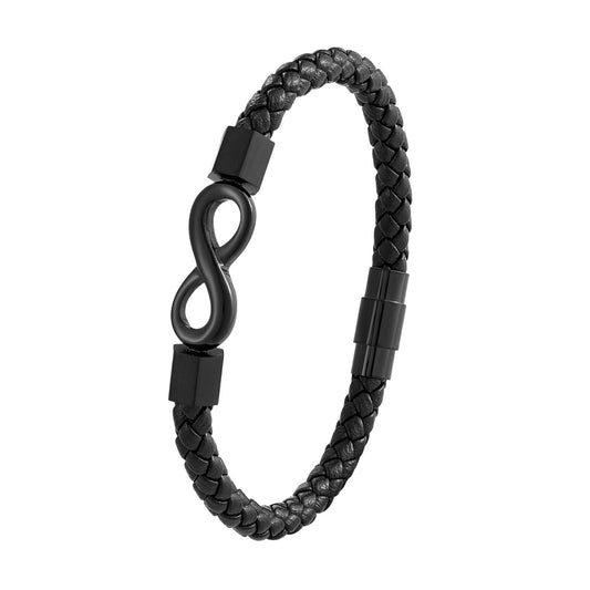 Bracelet Cuir Infini Homme