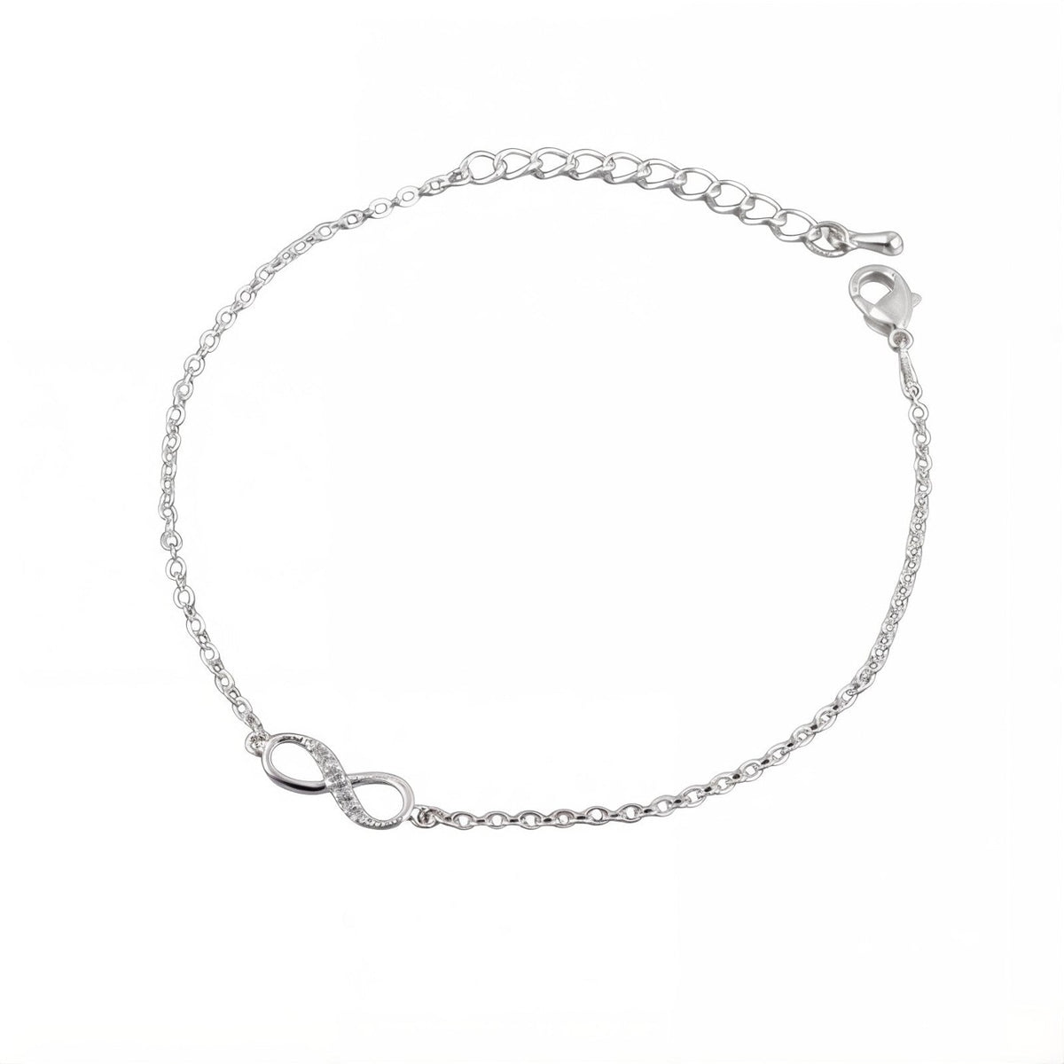 bracelet femme infini argent