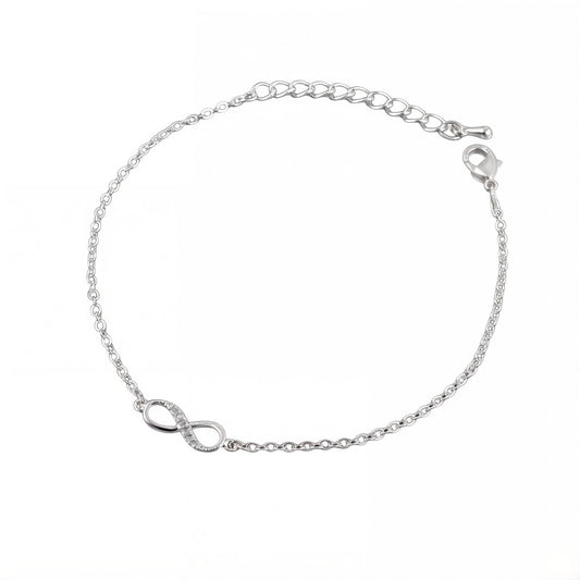 bracelet femme infini argent