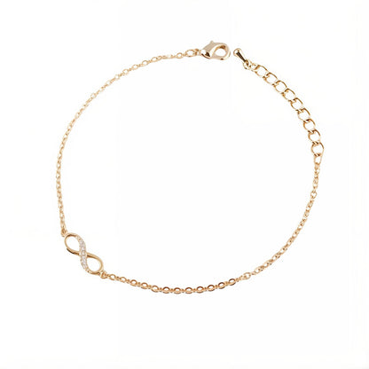 bracelet femme infini or