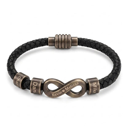 Bracelet Infini 3 Prénoms