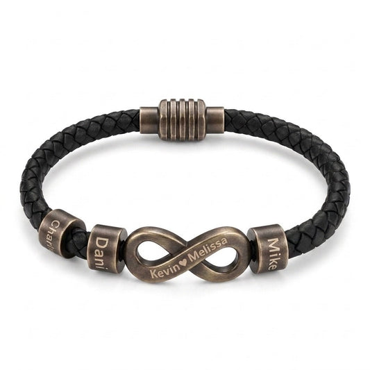 Bracelet Infini 3 Prénoms