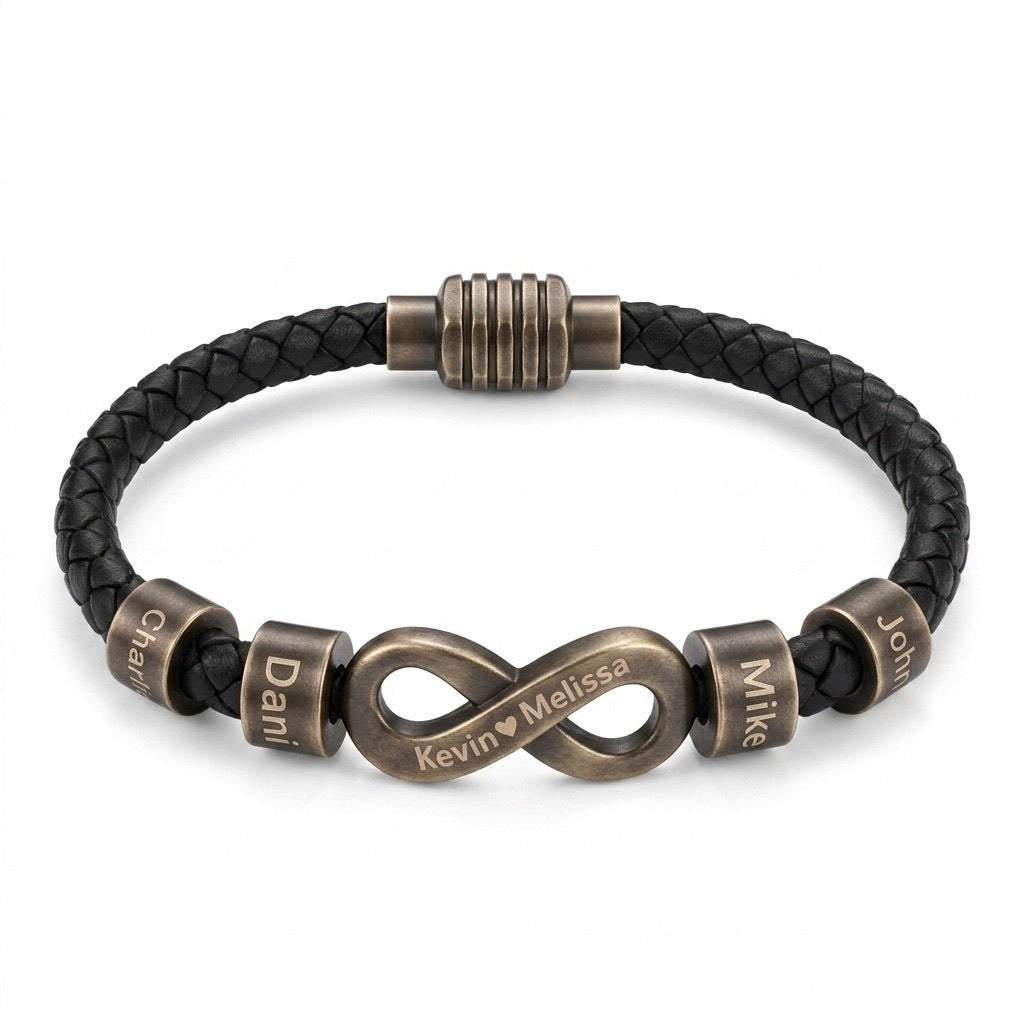 Bracelet Infini 4 Prénoms