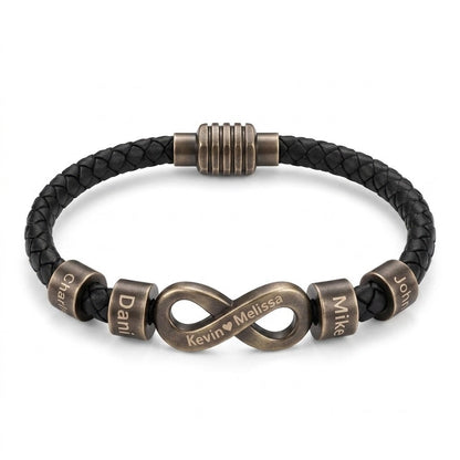 Bracelet Infini 4 Prénoms