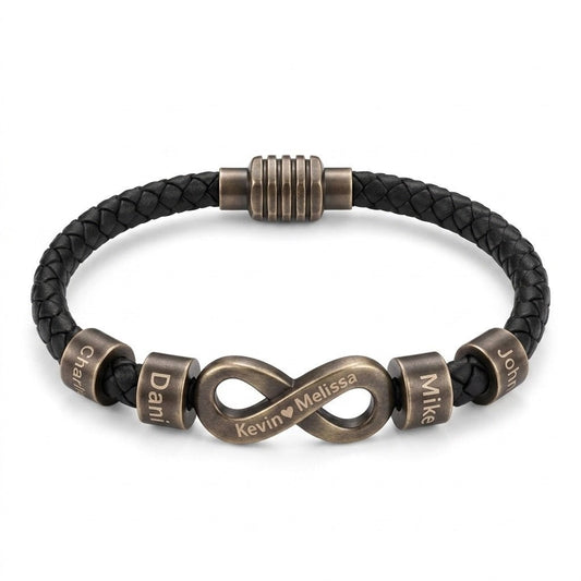 Bracelet Infini 4 Prénoms