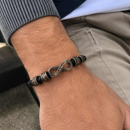 Bracelet Infini 4 Prénoms