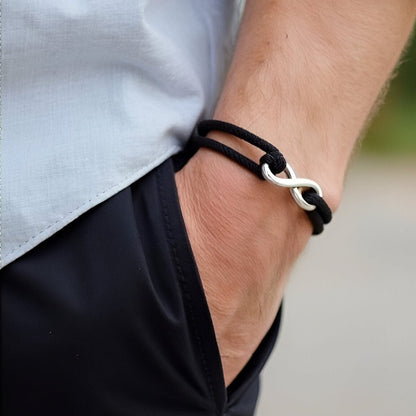 Bracelet Infini en Acier