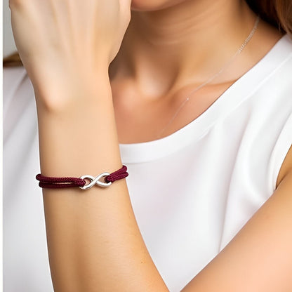 Bracelet Infini en Acier