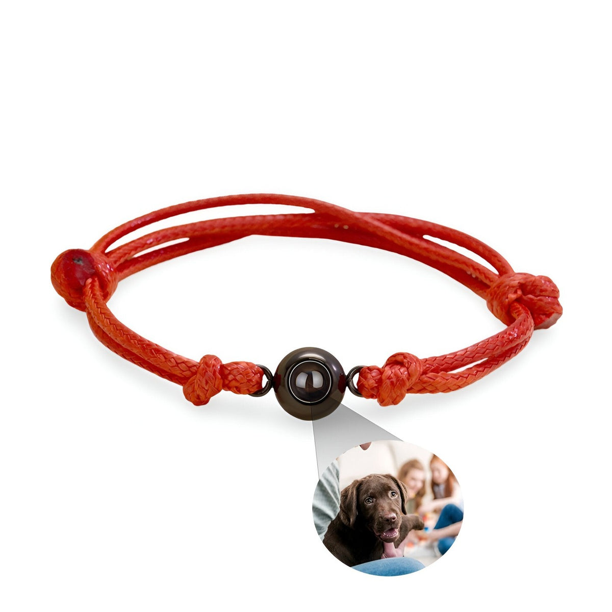 Bracelet de Projection Photo Personnalisé Tissé