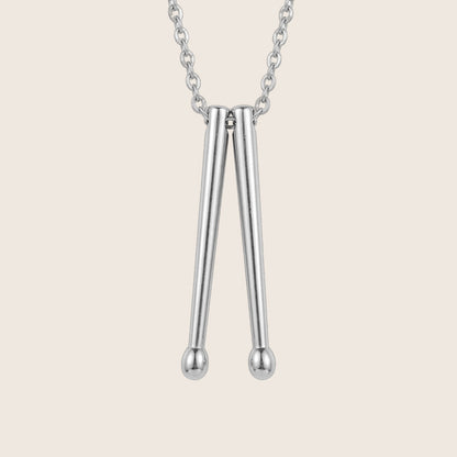 Collier Acier Titane Homme Pendentif Musical — Pyka — photo 1