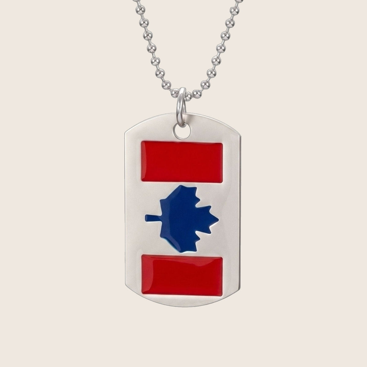 Collier Acier Inoxydable Homme Plaque Militaire — Pyka — photo 1
