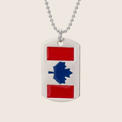 Collier Acier Inoxydable Homme Plaque Militaire — Pyka — photo 1