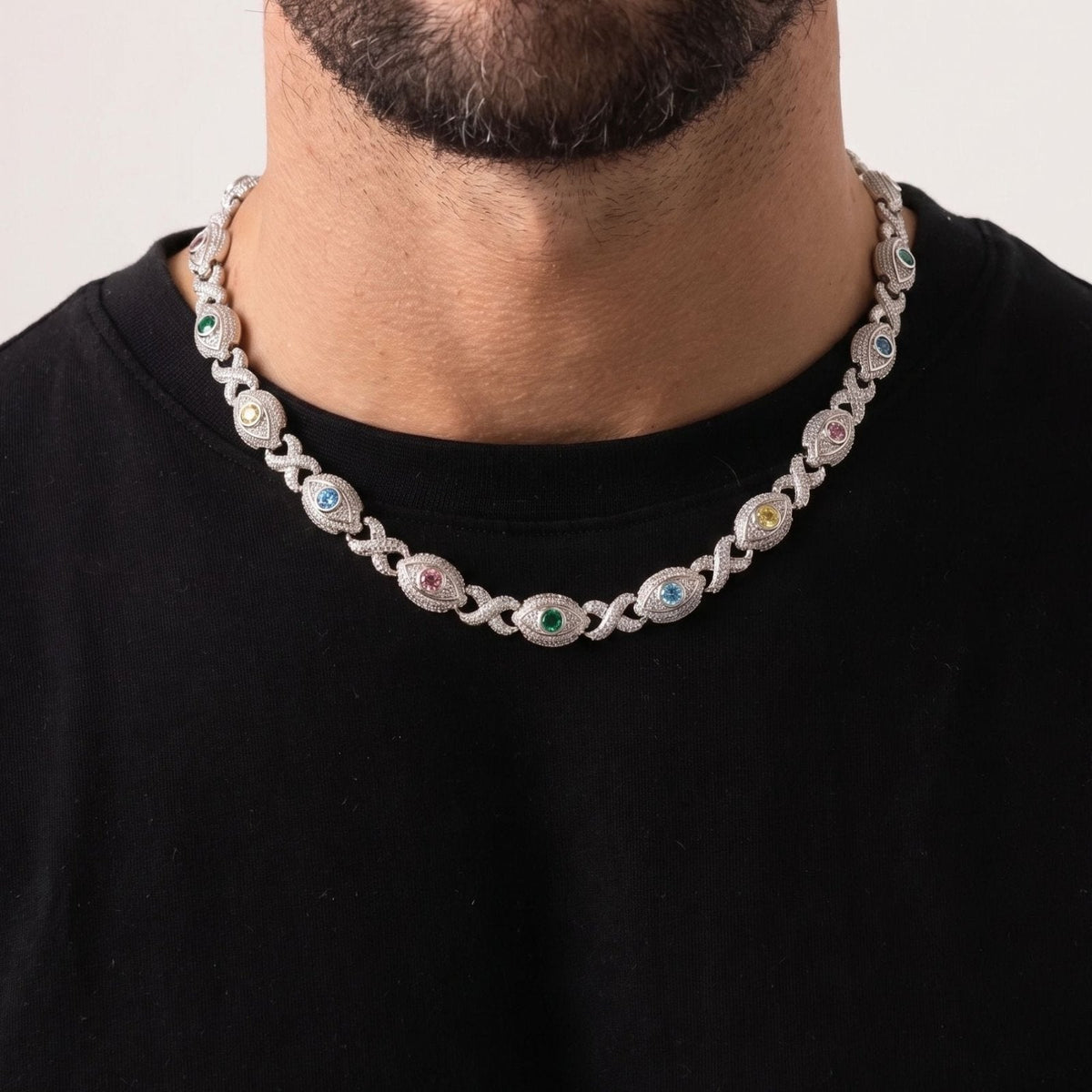 Collier Cuivre Homme Zircon — Pyka — photo 2