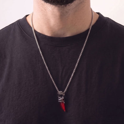 Collier Acier Inoxydable Homme Dragon — Pyka — photo 2