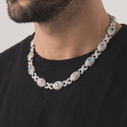 Collier Cuivre Homme Zircon — Pyka — photo 3
