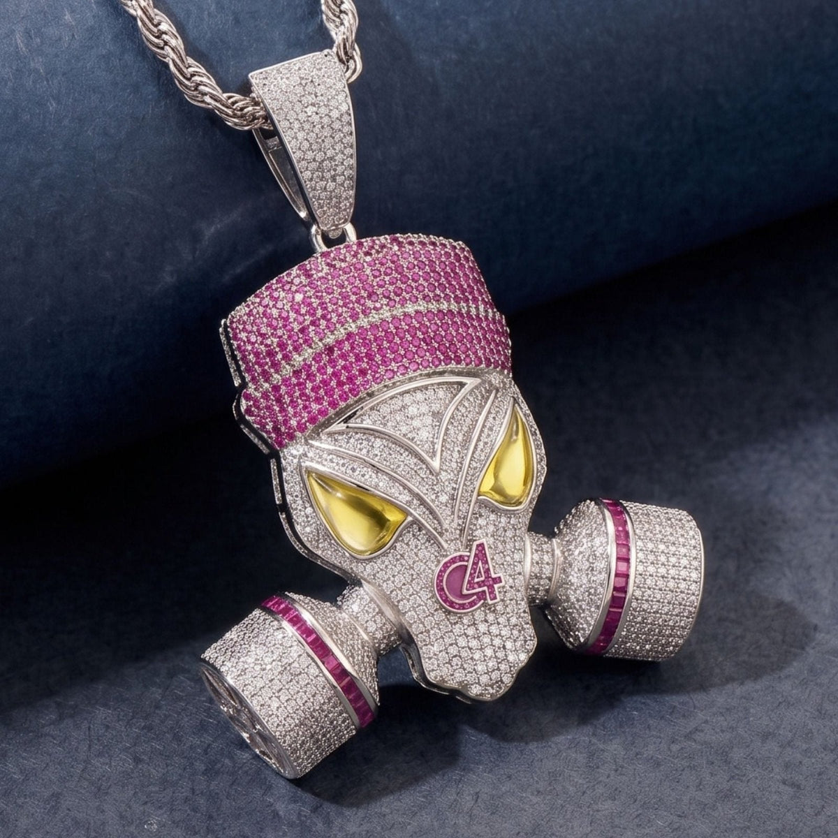 Collier Cuivre Homme Zircon — Pyka — photo 4