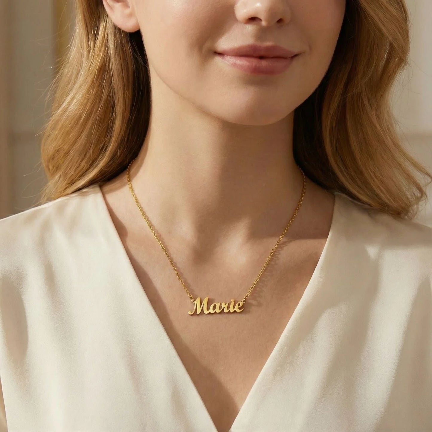 Collier prénom calligraphie