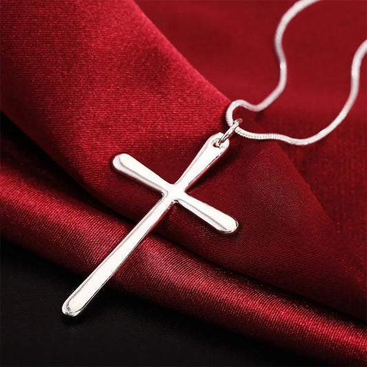 Collier croix moderne