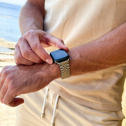 Bracelet acier Apple Watch Jubilé (argent)