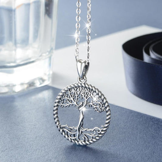 Collier arbre de vie lotus