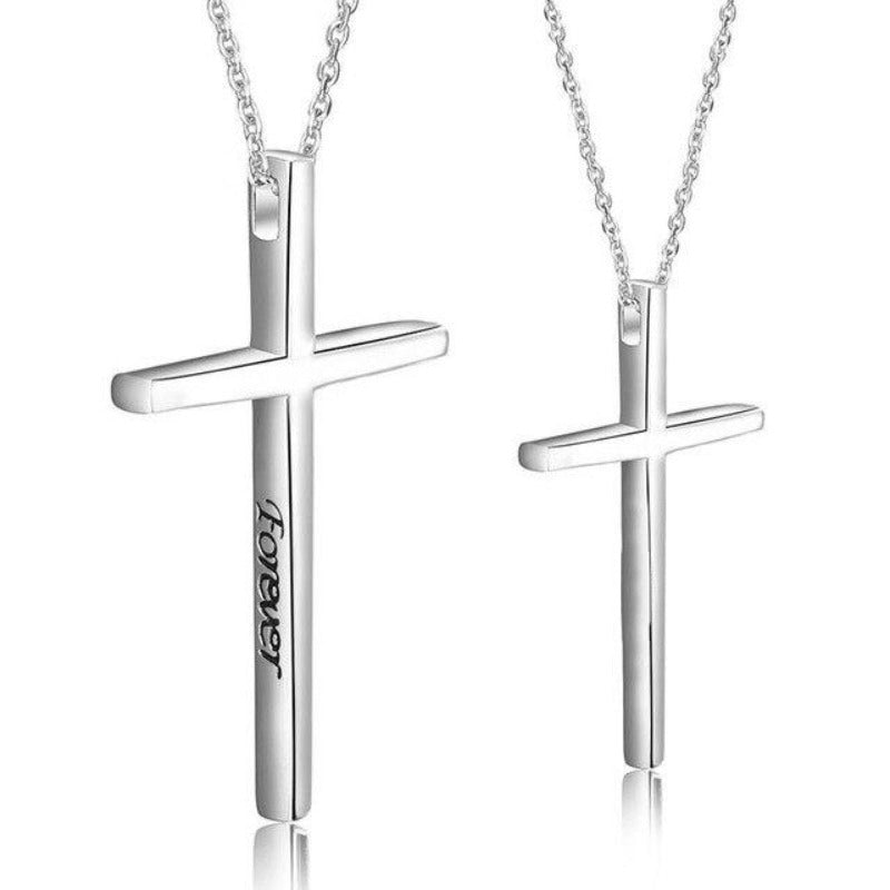Collier croix argent pour homme