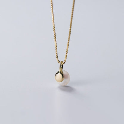 Collier Pendentif Perle
