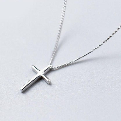 Pendentif croix en argent