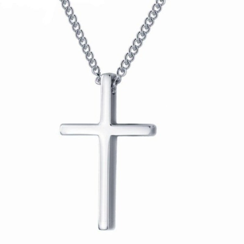 Pendentif croix en argent